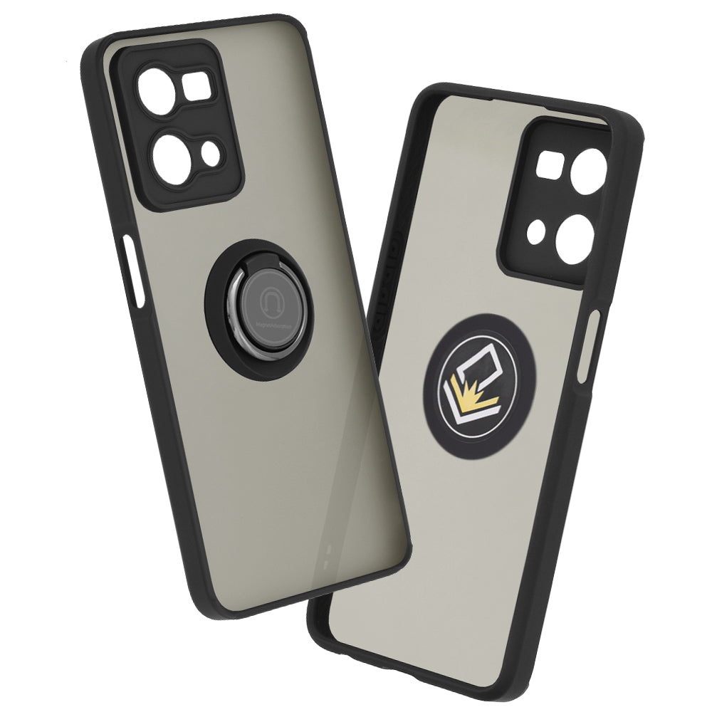 Hoes voor Oppo Reno7, Techsuit, Glinth, Zwart