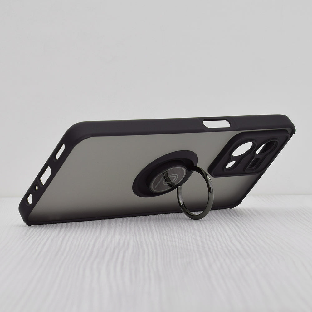 Hoes voor Oppo Reno7, Techsuit, Glinth, Zwart