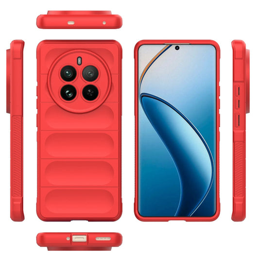 Hülle für Realme 12 Pro / 12 Pro+, Techsuit, Magic Shield, Rot