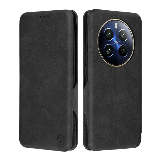 Hülle für Realme 12 Pro / 12 Pro+, Techsuit, Safe Wallet Plus, Schwarz