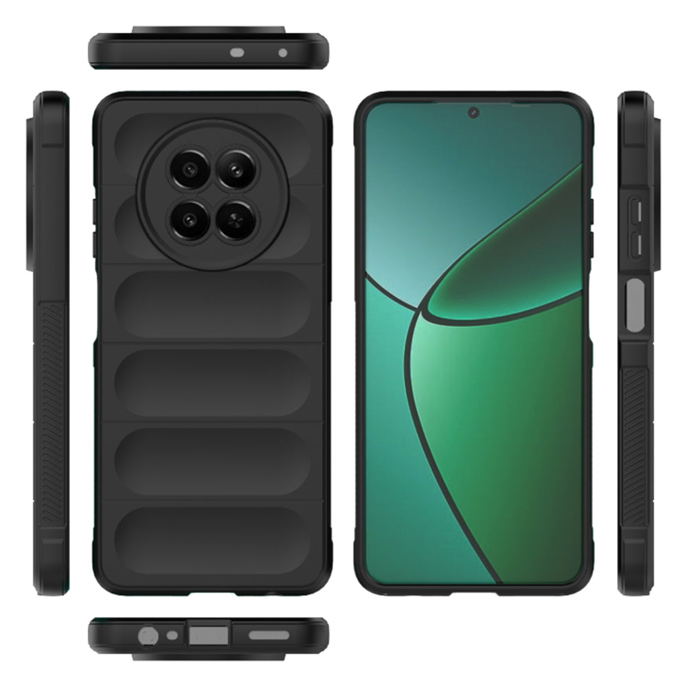 Coque pour Realme 12x / 12, Techsuit, Magic Shield, Bordeaux