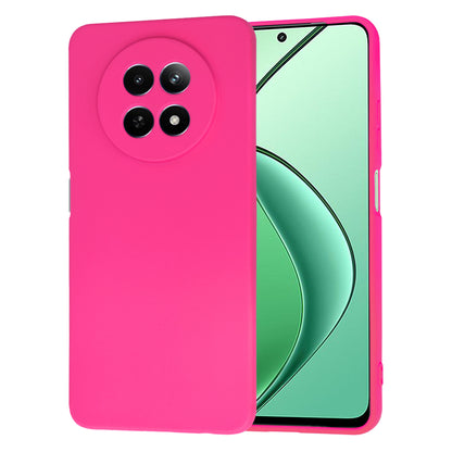 Hülle für Realme 12x / 12, Techsuit, SoftFlex, Dunkelrosa