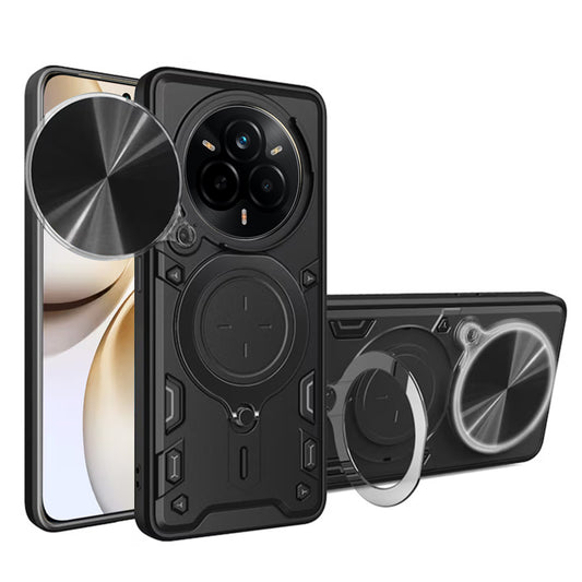 Hülle für Realme 14 Pro+, Techsuit, CamGuard Pro, Schwarz
