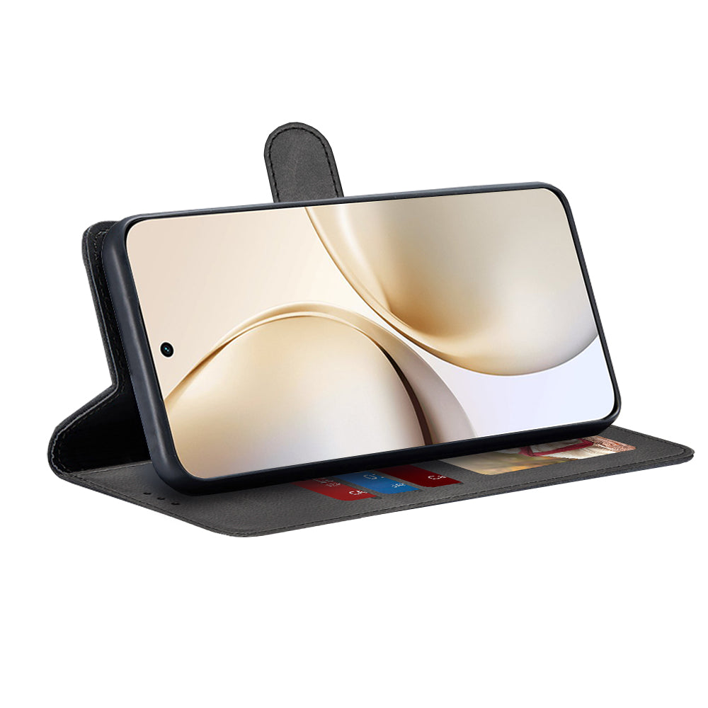 Coque pour Realme 14 Pro+, Techsuit, Diary Book, Noire