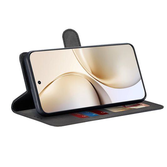 Hülle für Realme 14 Pro+, Techsuit, Diary Book, Schwarz