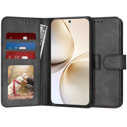 Coque pour Realme 14 Pro+, Techsuit, Diary Book, Noire