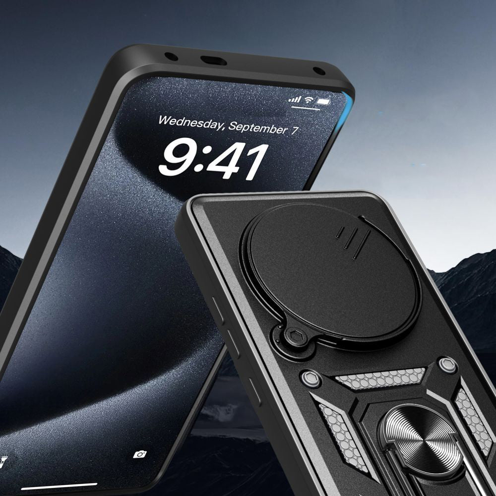 Coque pour Realme 14 Pro, Techsuit, CamShield, Noire