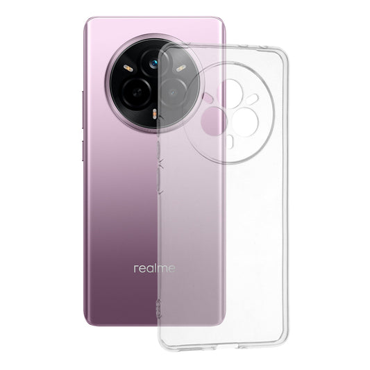 Hoes voor Realme 14 Pro, Techsuit, Clear, Transparant