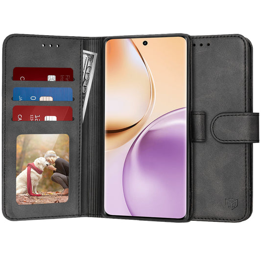 Hülle für Realme 14 Pro, Techsuit, Diary Book, Schwarz