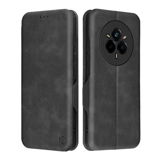 Hülle für Realme 14 Pro, Techsuit, Safe Wallet Plus, Schwarz
