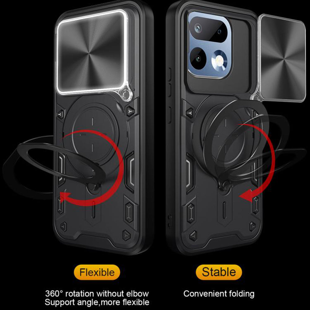 Case for Realme 16 Pro+, Techsuit, CamGuard Pro, Black
