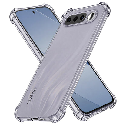 Hülle für Realme 16, Techsuit, stoßfest klar, rauchfarben