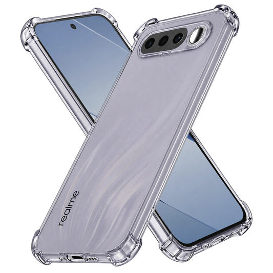 Hoesje voor Realme 16, Techsuit, Schokbestendig Transparant, Smoky