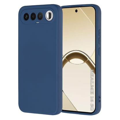 Telefoonhoesje voor Realme 16, Techsuit, SoftFlex, Marineblauw