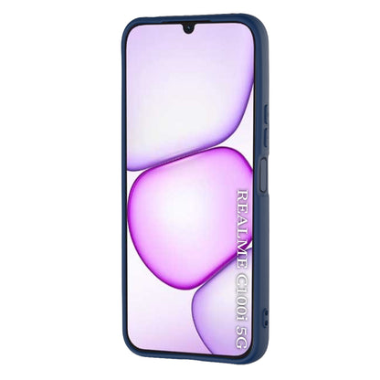 Coque pour Realme C100 5G, Techsuit, SoftFlex, Bleu marine