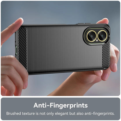Coque pour Realme C67 4G, Techsuit, Carbone, Noire