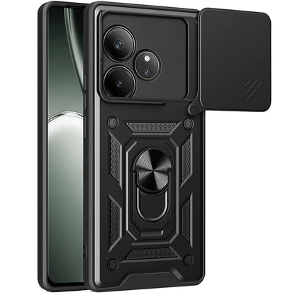 Coque pour Realme GT 6T / GT 6, Techsuit, CamShield, Noire
