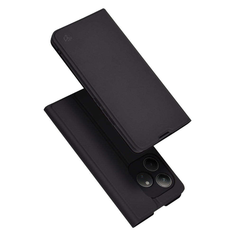 Coque pour Realme GT 6T / GT 6, Techsuit, Magskin Book, Noire