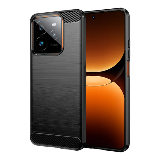 Hoesje voor Realme GT 7 Pro, Techsuit, Carbon, Zwart