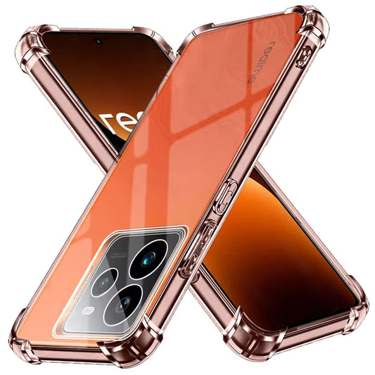 Hoes voor Realme GT 7 Pro, Techsuit, Schokbestendig Helder, Transparant