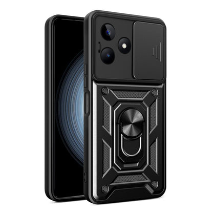 Coque pour Realme Note 50 / C51, Techsuit, CamShield, Noire