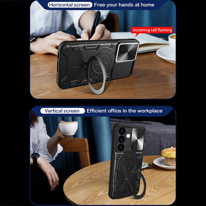 Étui pour Realme Note 70T, Techsuit, CamGuard Pro, Noir