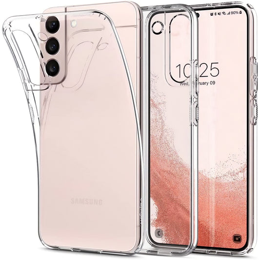 Hoesje voor Samsung Galaxy S22 5G S901, Spigen, Vloeibaar Kristal, Transparant 