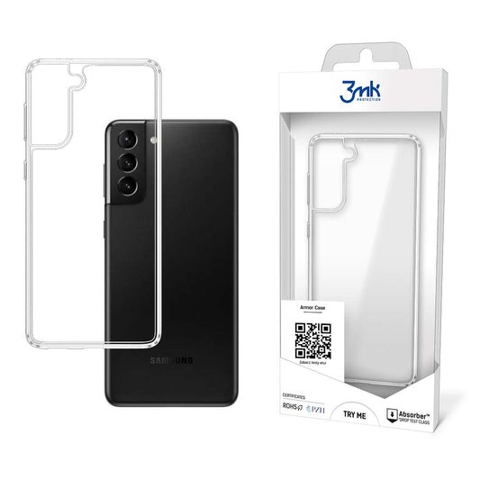 Etui pour Samsung Galaxy S21 5G G991, 3MK, Armour, Transparent 