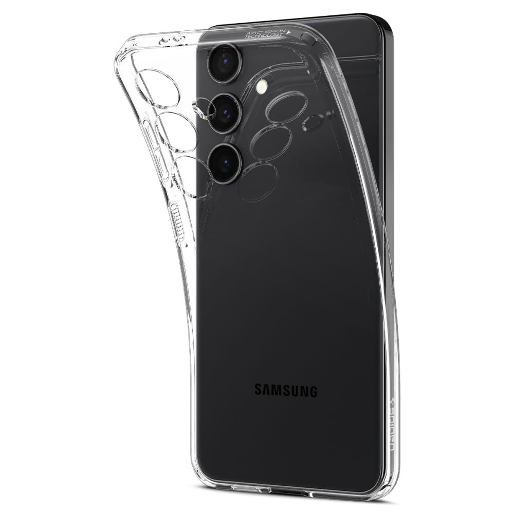 Hoesje voor Samsung Galaxy S24 S921, Spigen, Vloeibaar Kristal, Transparant 