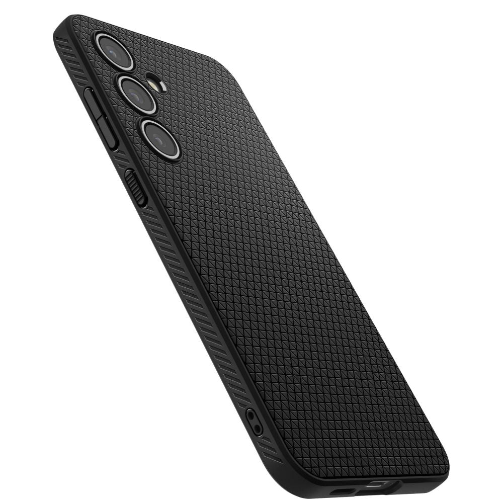 Hoesje voor Samsung Galaxy S24 FE S721, Spigen, Liquid Air Mat, Zwart ACS08618