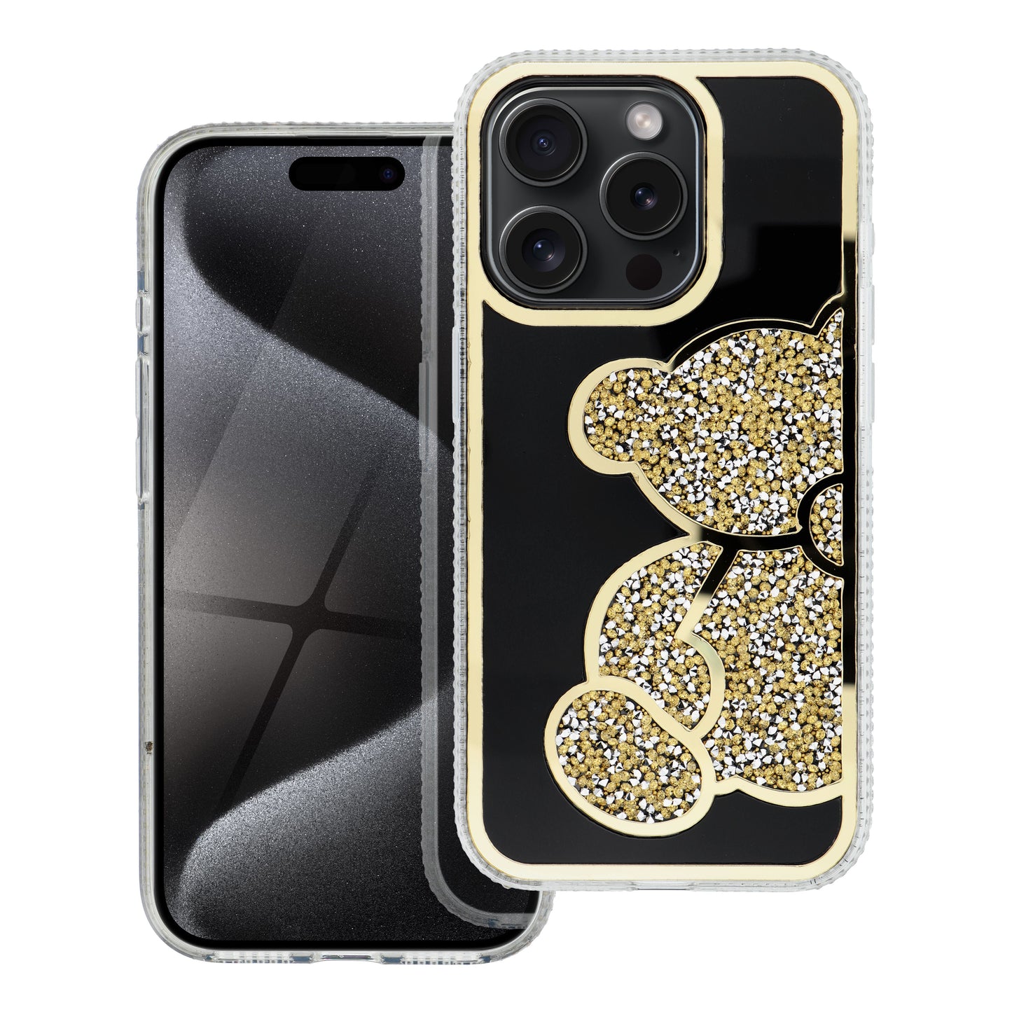 Hülle für Samsung Galaxy A15 5G A156 / A15 A155, OEM, Teddy Bear, Goldfarben