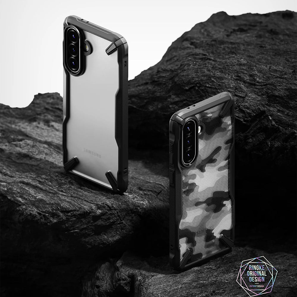 Hoes voor Samsung Galaxy A56 A566 / A36 A366, Ringke, Fusion X Camo, Zwart