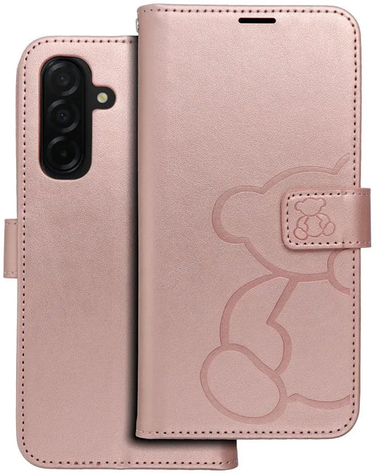 Hülle für Samsung Galaxy A26 A266, OEM, MEZZO Teddy Bear, Roségold
