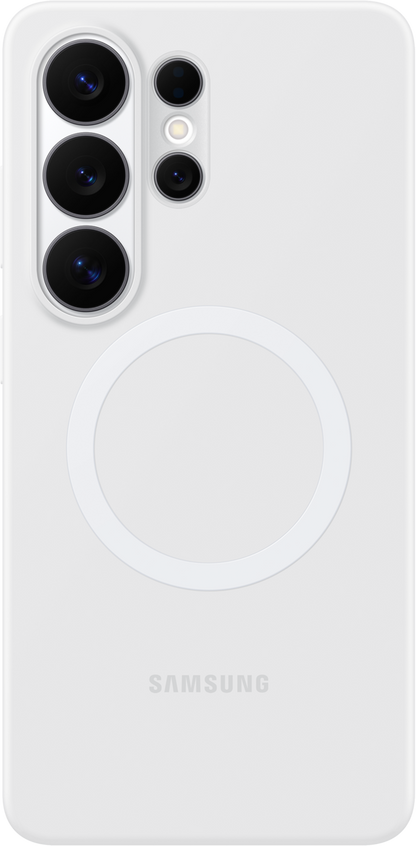 Hülle für Samsung Galaxy S26 Ultra S948, Silicone Magnet Case, Weiß EF-ES948CWEGWW