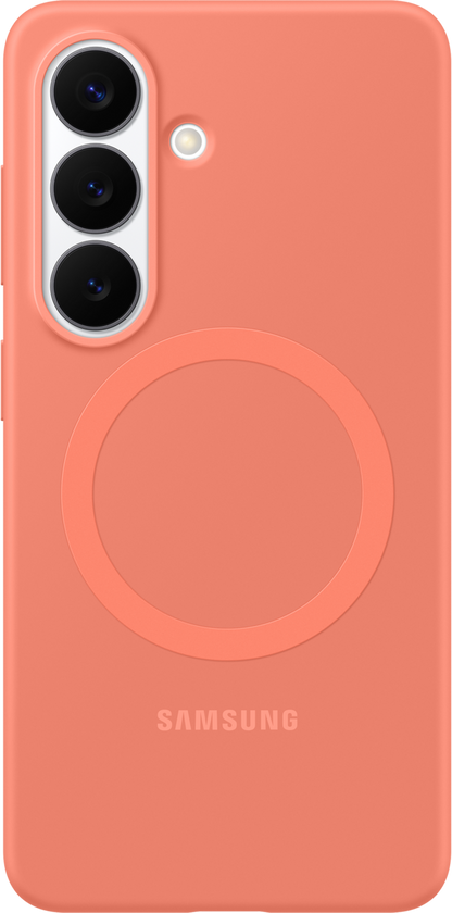 Étui pour Samsung Galaxy S26 S942, Coque Magnétique en Silicone, Rouge EF-ES942COEGWW