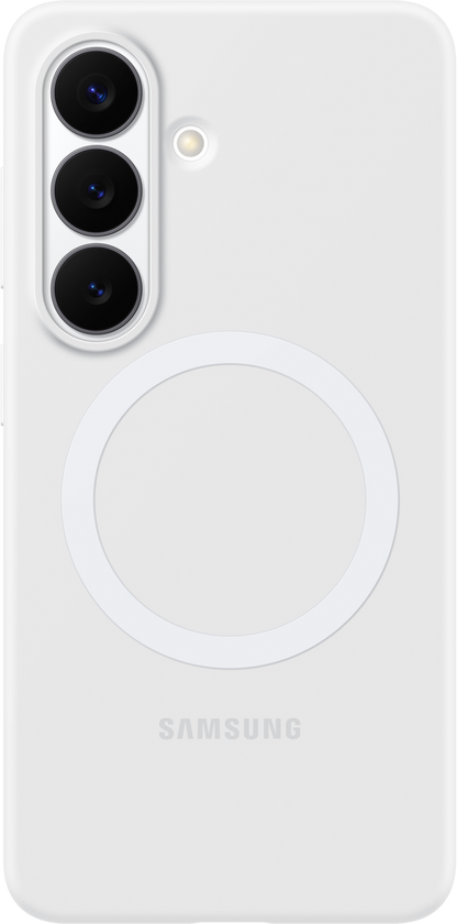 Hülle für Samsung Galaxy S26 S942, Silicone Magnet Case, Weiß EF-ES942CWEGWW