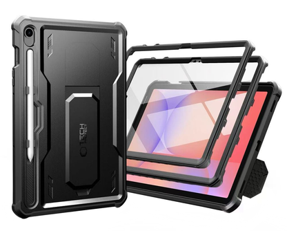 Hülle für Samsung Galaxy Tab S10 Lite / Tab S10 FE / Tab S9, Tech-Protect, Kevlar Pro, Schwarz