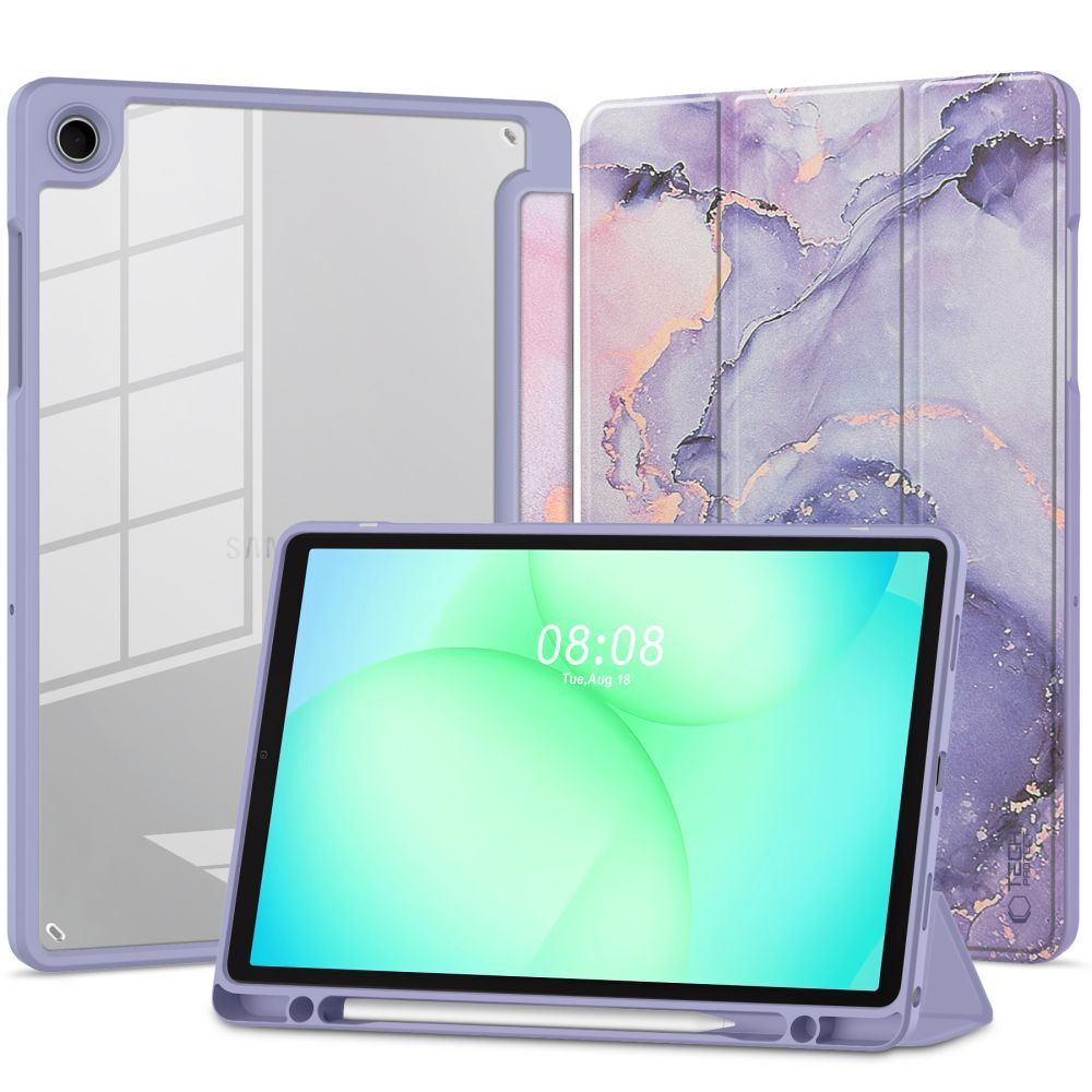 Étui pour Samsung Galaxy Tab A11 / Tab A9, Tech-Protect, SC PEN Hybrid, Violet