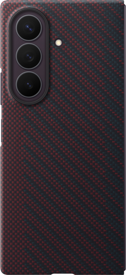 Coque pour Samsung Galaxy Z Fold8 Ultra F976, Carbon Magnet Case, Rouge EF-KF976SREGWW