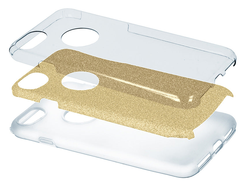 Hülle für Samsung Galaxy A25 A256, OEM, Glitter, Gold