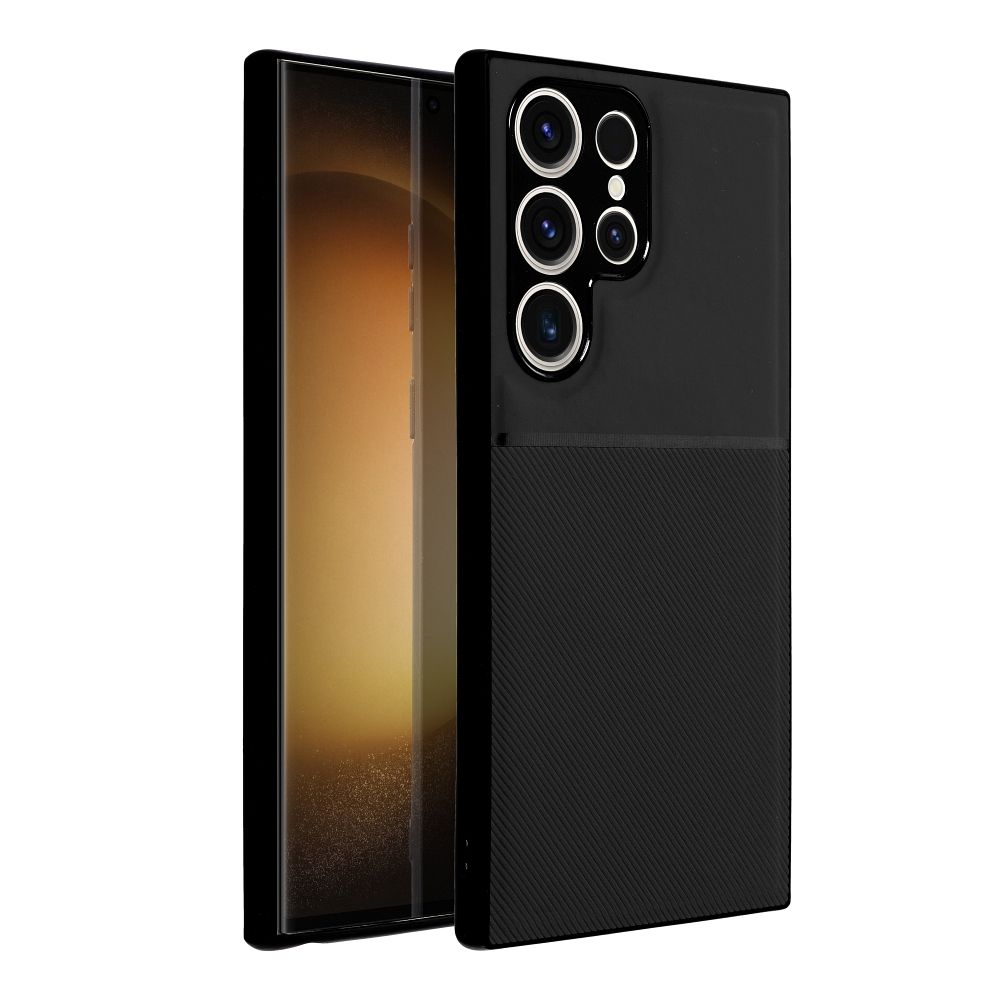 Coque pour Samsung Galaxy S23 Ultra S918, OEM, Noble, Noire