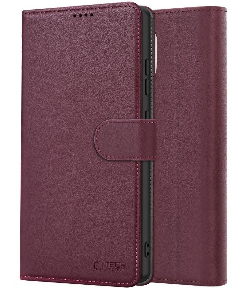 Étui pour Samsung Galaxy A57 5G, Tech-Protect, Portefeuille, Mauve