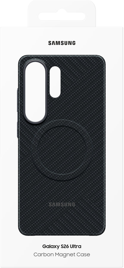 Hülle für Samsung Galaxy S26 Ultra S948, Carbon Magnet Case, Schwarz EF-KS948SNEGWW
