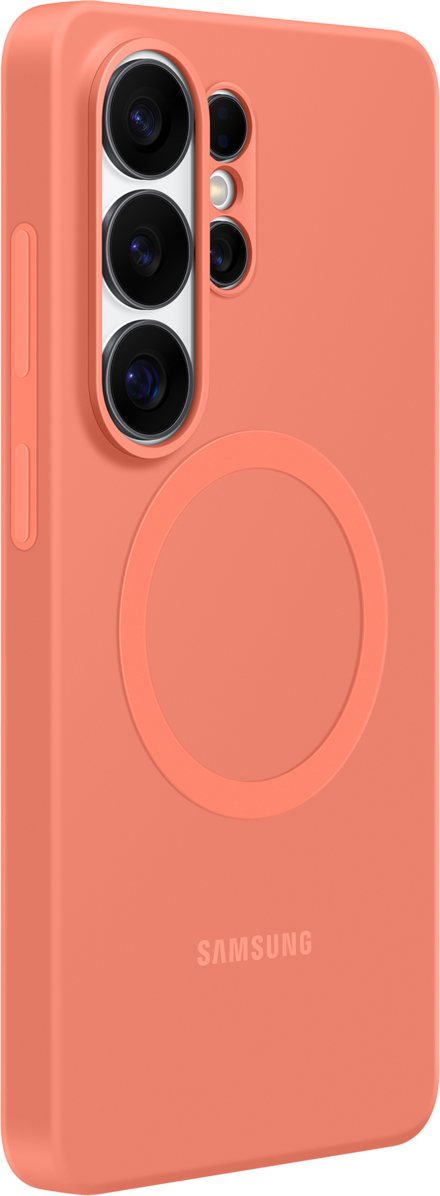 Hülle für Samsung Galaxy S26 Ultra S948, Silicone Magnet Case, Rot EF-ES948COEGWW