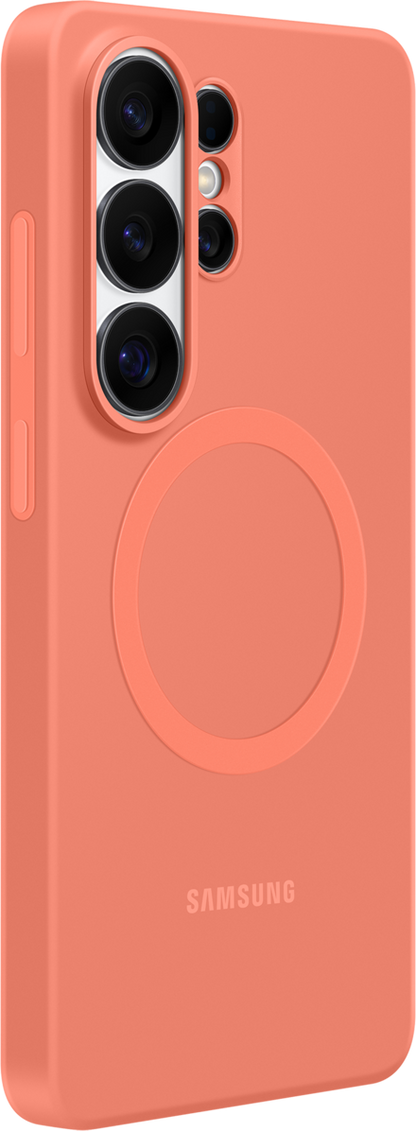 Hülle für Samsung Galaxy S26 Ultra S948, Silicone Magnet Case, Rot EF-ES948COEGWW