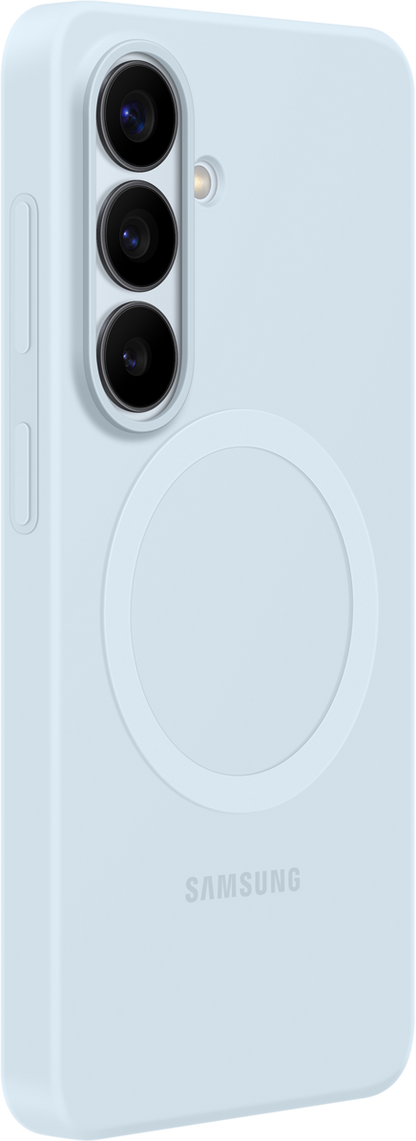 Étui pour Samsung Galaxy S26 S942, Coque Magnétique en Silicone, Bleu EF-ES942CLEGWW