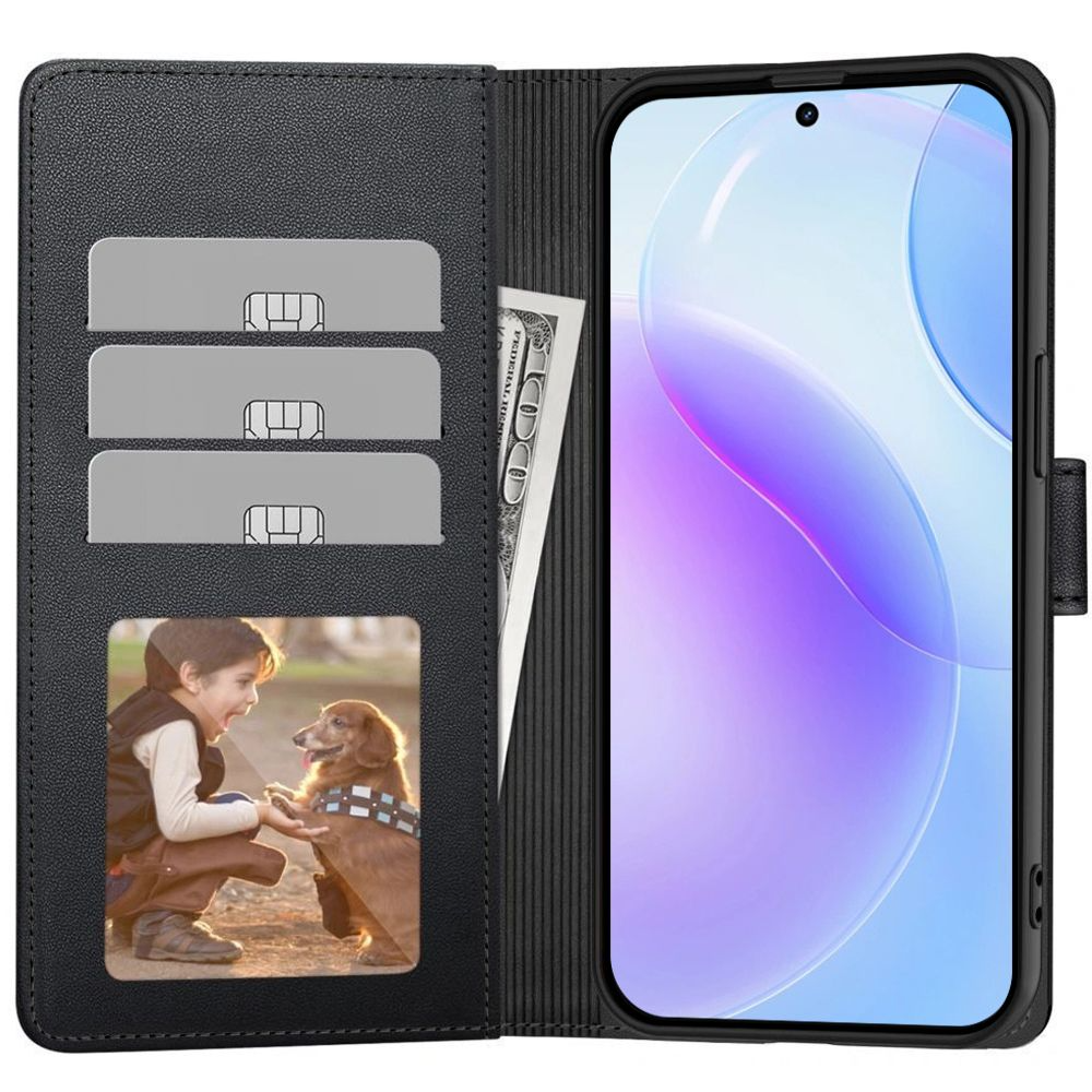Hülle für Samsung Galaxy A37 5G / A56 A566 / A36 A366, Tech-Protect, Wallet, Schwarz