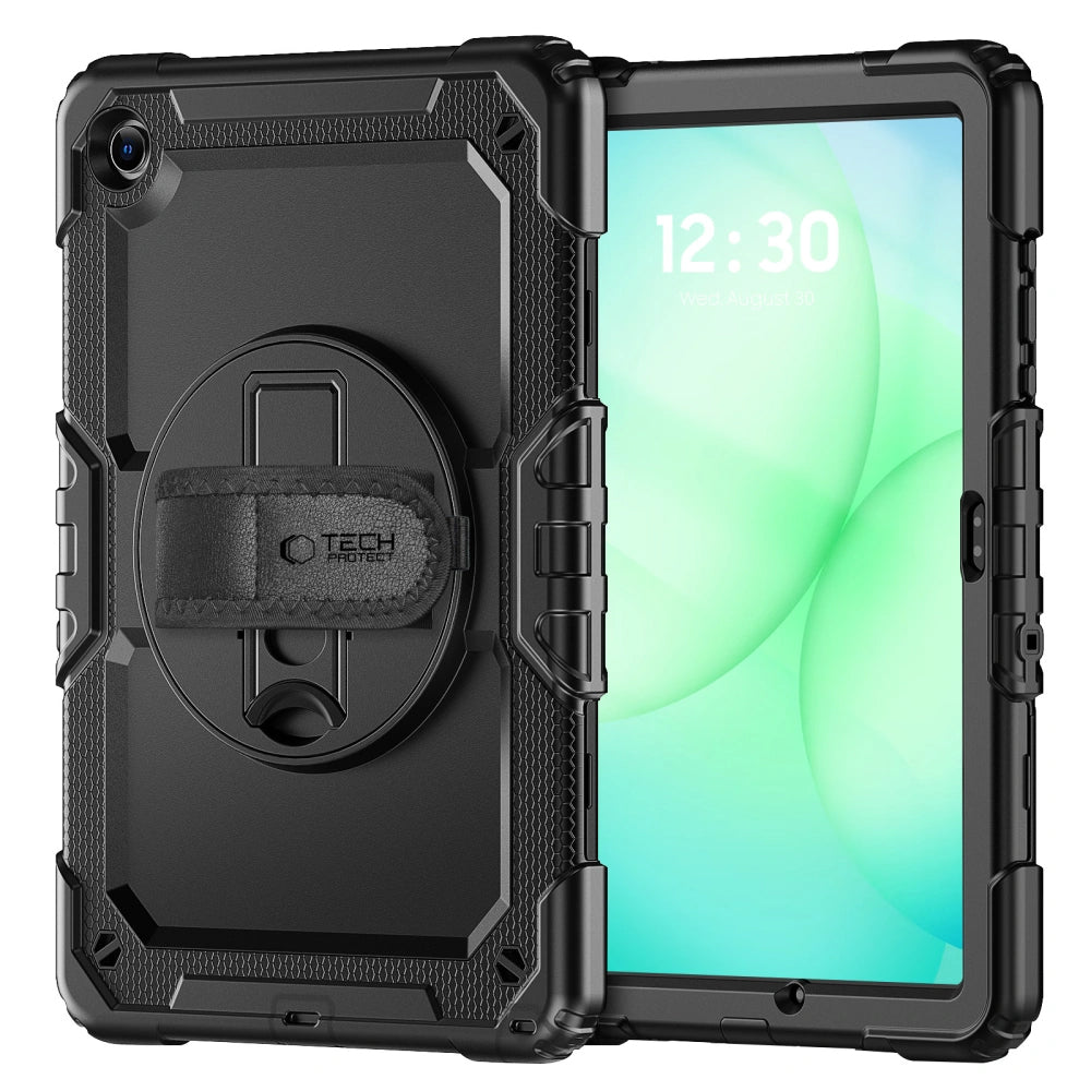 Hoes voor Samsung Galaxy Tab A11+ / Tab A9+, Tech-Protect, Solid, Zwart