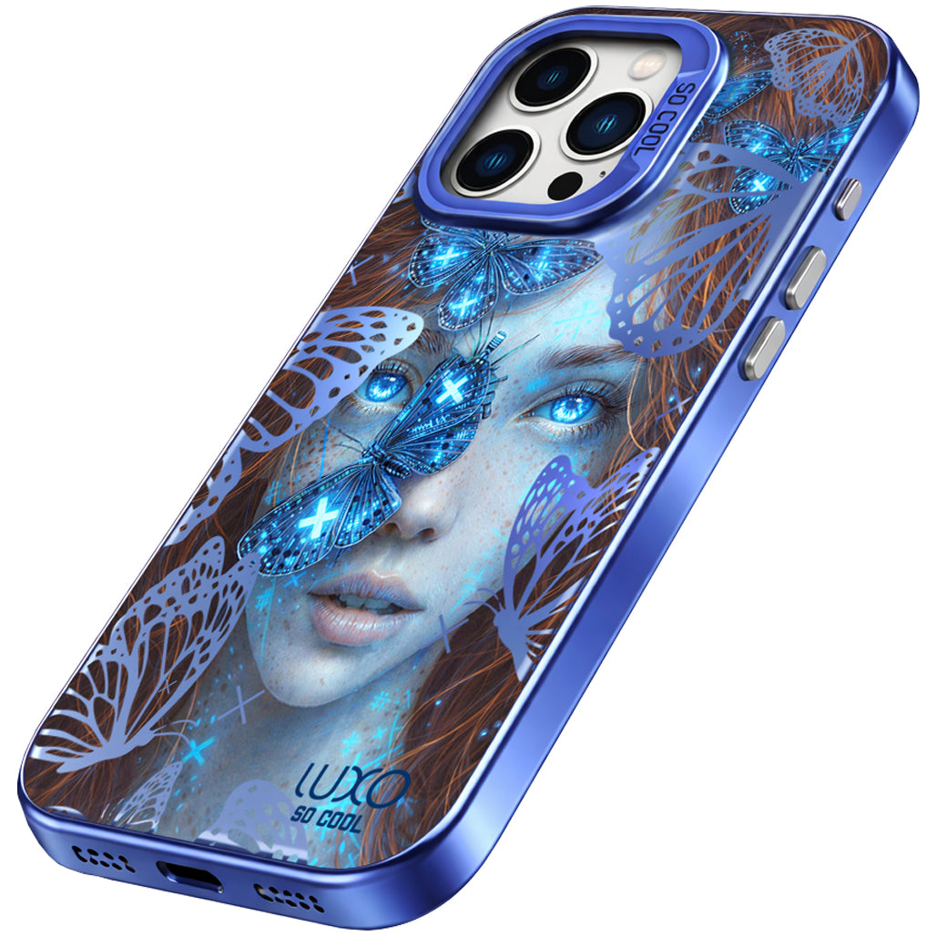 Hoes voor Samsung Galaxy A25 A256, LUXO So CooL, ArcadiA Butterfly Girl, Multicolor