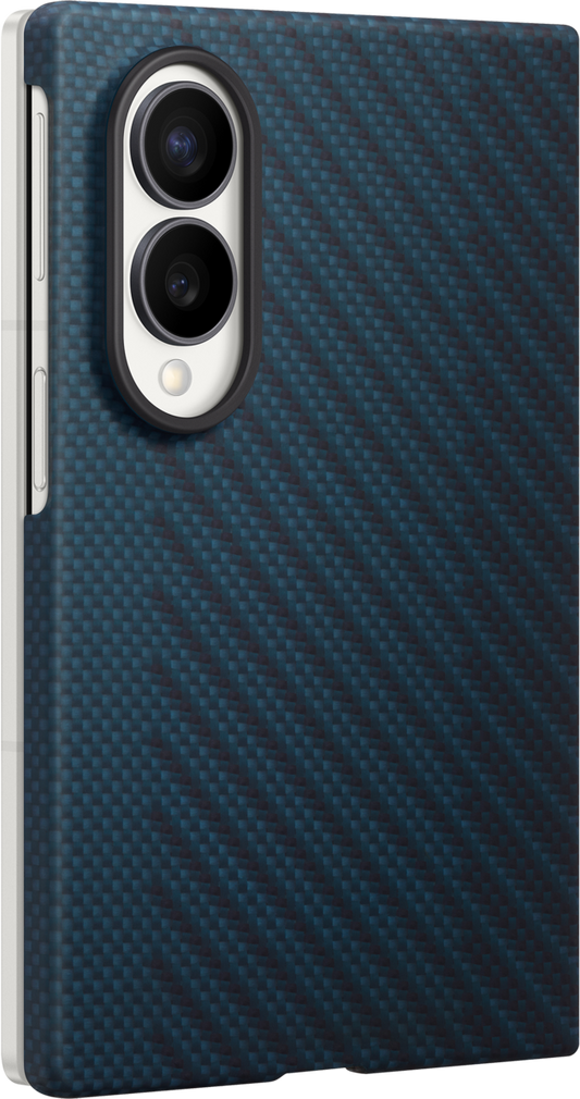 Hoes voor Samsung Galaxy Z Fold8 F971, Carbon Magnet Case, Marineblauw EF-KF971SNEGWW